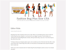 Tablet Screenshot of fashionbug.us